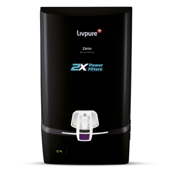 LIVPURE ZENO RO UV UF COPPER  2X POWER FILTER