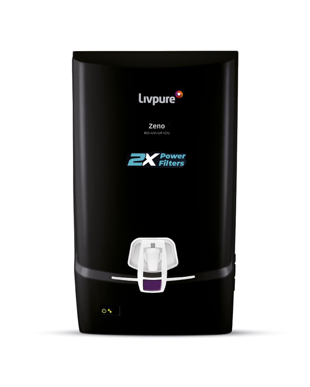 LIVPURE ZENO RO UV UF COPPER  2X POWER FILTER