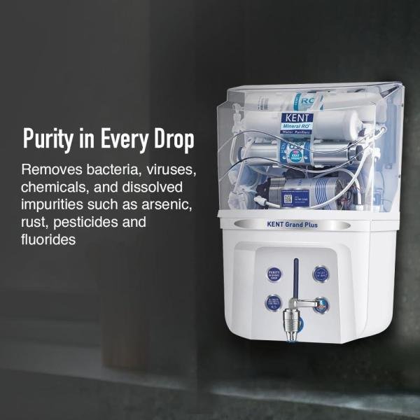 KENT Grand Plus RO Water Purifier | 4 Years Free Service